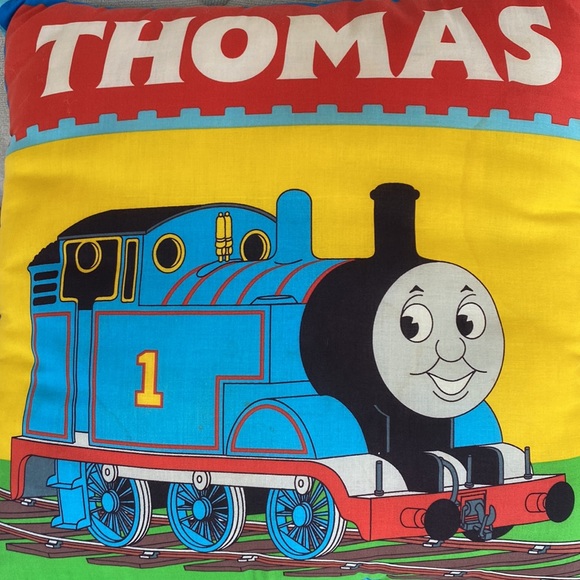 Mattel Thomas The Train Reversible to 2 Different Images Custom Made 16” Pillow - Picture 5 of 9